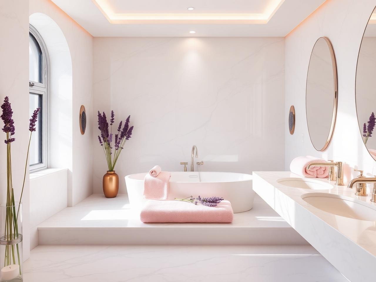 Pristine spa-like bathroom