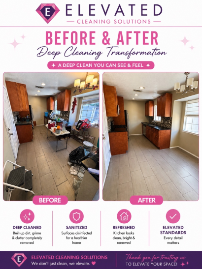 Before and after — Whole-Home Deep Clean